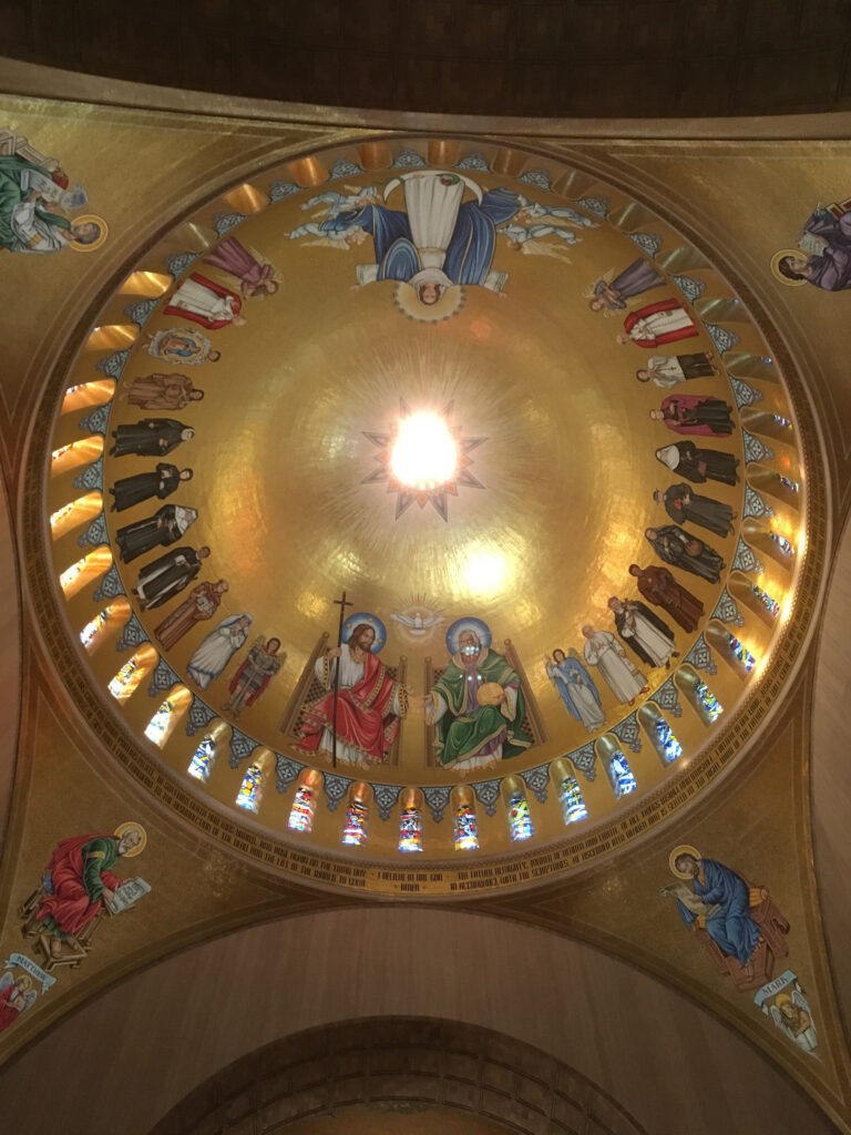 Triune God Dome of Basilica of Immaculate Conception Washington DC