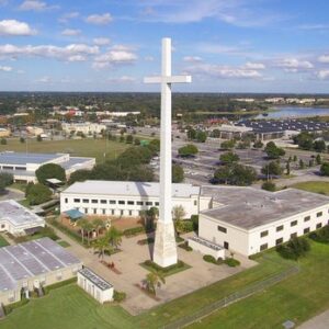 large, cross, church, church of the cross, Good Homes Rd, Orlando, FL