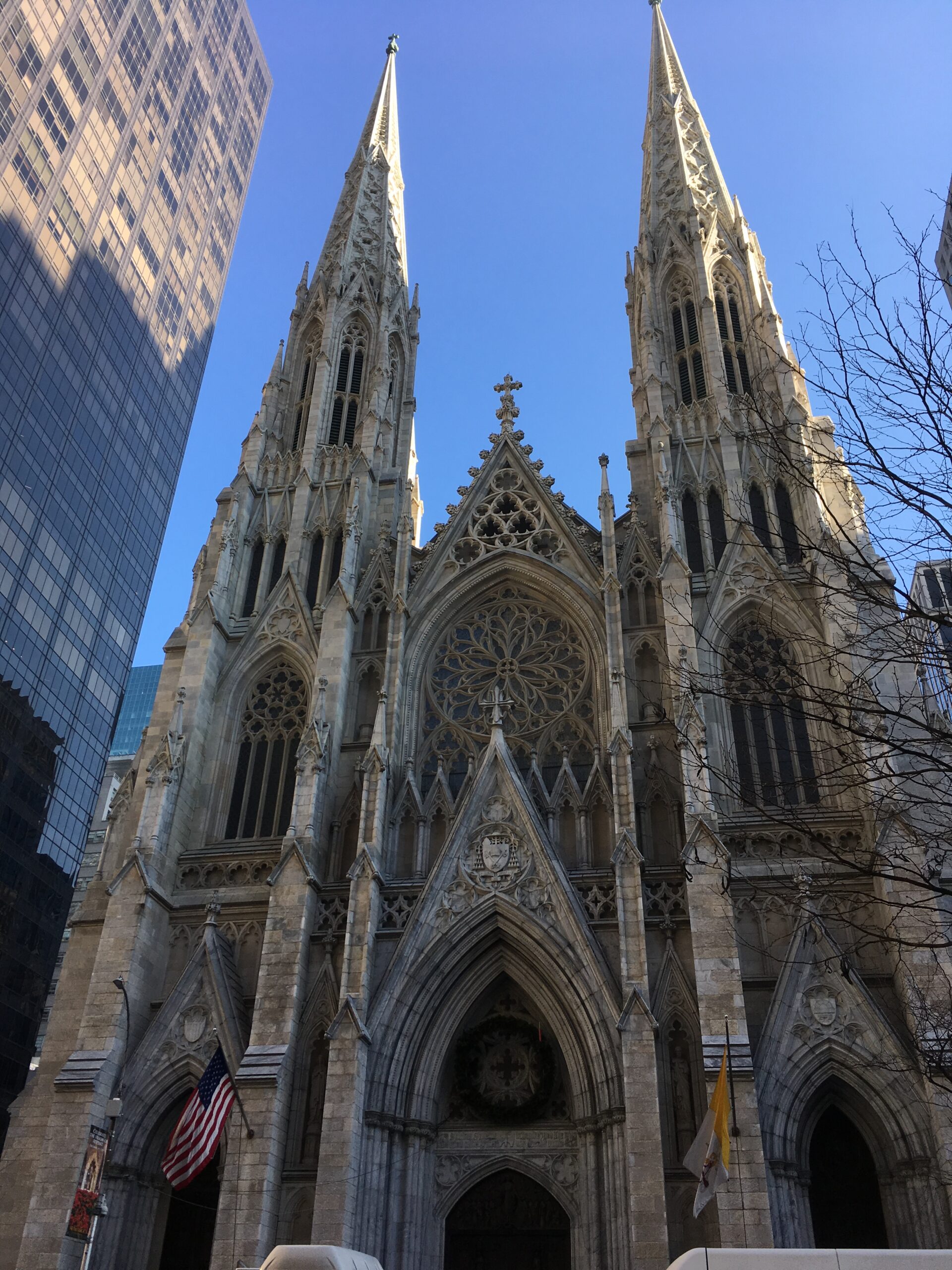 St Patrick's Cathedral New York City facade 2019